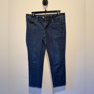 Tory Burch Dark Blue Cropped Jeans